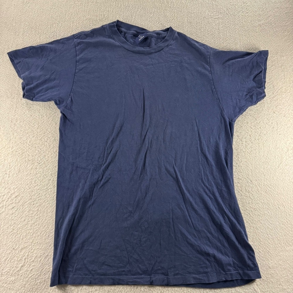 Jansport T-Shirt Mens L Navy Blue Vintage 90s Made in USA Single Stitch Grunge